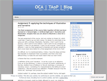 Tablet Screenshot of marksocataop.wordpress.com