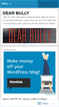 Mobile Screenshot of dearbully.wordpress.com