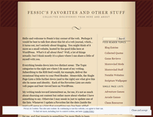Tablet Screenshot of fessicsfavorites.wordpress.com