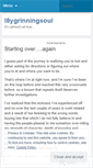 Mobile Screenshot of l8ygrinningsoul.wordpress.com