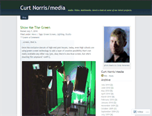 Tablet Screenshot of curtnorris.wordpress.com