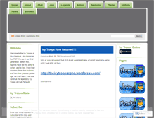 Tablet Screenshot of icytroops.wordpress.com