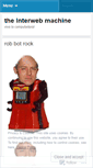 Mobile Screenshot of interwebmachine.wordpress.com