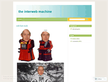 Tablet Screenshot of interwebmachine.wordpress.com