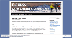 Desktop Screenshot of edenoutdooradventures.wordpress.com
