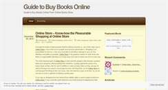 Desktop Screenshot of onlinebooksstore.wordpress.com