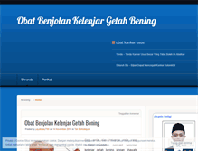 Tablet Screenshot of obatbenjolankelenjargetahbening.wordpress.com