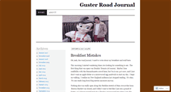 Desktop Screenshot of gusterroadjournal.wordpress.com