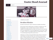 Tablet Screenshot of gusterroadjournal.wordpress.com