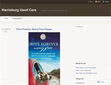 Tablet Screenshot of harrisburgusedcars.wordpress.com