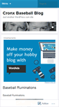 Mobile Screenshot of cronxbaseball.wordpress.com