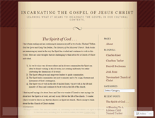Tablet Screenshot of incarnate.wordpress.com