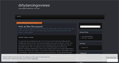 Desktop Screenshot of dirtydancingreviews.wordpress.com