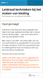 Mobile Screenshot of kledingmakentips.wordpress.com