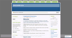 Desktop Screenshot of discoverccs.wordpress.com