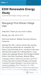 Mobile Screenshot of eswrenewableenergystudy.wordpress.com