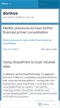 Mobile Screenshot of donkos.wordpress.com