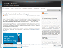Tablet Screenshot of noroestevoluciona.wordpress.com
