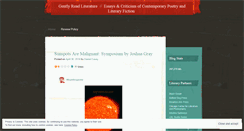 Desktop Screenshot of gentlyread.wordpress.com