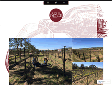 Tablet Screenshot of aguadulcewinery.wordpress.com