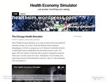 Tablet Screenshot of healthsim.wordpress.com