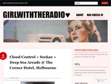 Tablet Screenshot of girlwiththeradio.wordpress.com