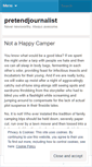 Mobile Screenshot of pretendjournalist.wordpress.com