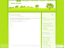 Tablet Screenshot of manospintadas.wordpress.com