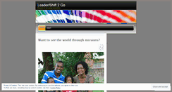 Desktop Screenshot of leadershift2go.wordpress.com