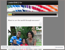 Tablet Screenshot of leadershift2go.wordpress.com