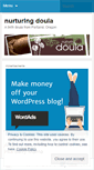 Mobile Screenshot of nurturingdoula.wordpress.com
