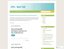 Tablet Screenshot of beefblog.wordpress.com