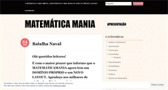 Desktop Screenshot of matematicamania.wordpress.com