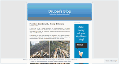 Desktop Screenshot of druber.wordpress.com