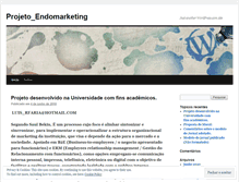 Tablet Screenshot of endomarketingrick.wordpress.com