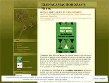 Tablet Screenshot of elenacamachorozas.wordpress.com