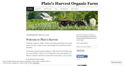 Desktop Screenshot of platosharvest.wordpress.com