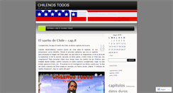Desktop Screenshot of chilenostodos.wordpress.com