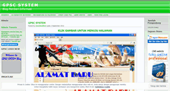 Desktop Screenshot of gpscsystem.wordpress.com