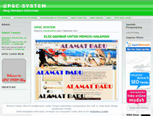 Tablet Screenshot of gpscsystem.wordpress.com