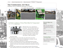 Tablet Screenshot of compromisellc.wordpress.com