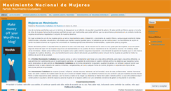 Desktop Screenshot of movimientociudadanodemujeres.wordpress.com