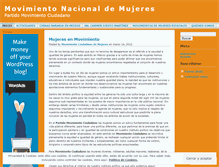 Tablet Screenshot of movimientociudadanodemujeres.wordpress.com