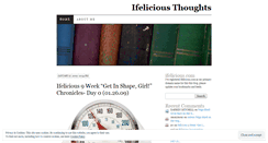 Desktop Screenshot of ifelicious.wordpress.com