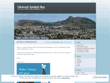 Tablet Screenshot of edinburghspotlight.wordpress.com