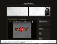 Tablet Screenshot of dreamisdestiny.wordpress.com