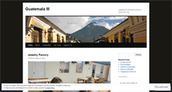 Desktop Screenshot of guatemala3.wordpress.com