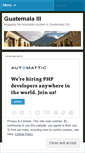 Mobile Screenshot of guatemala3.wordpress.com