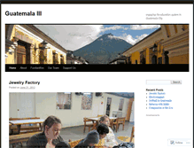 Tablet Screenshot of guatemala3.wordpress.com