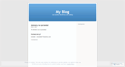 Desktop Screenshot of mojedomeny.wordpress.com